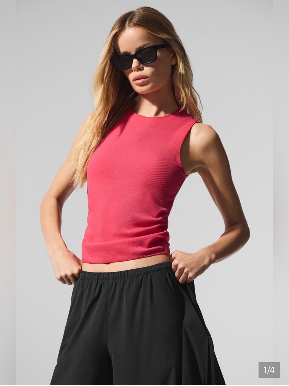 Alo yoga Ribbed En Pointe Tank(S)